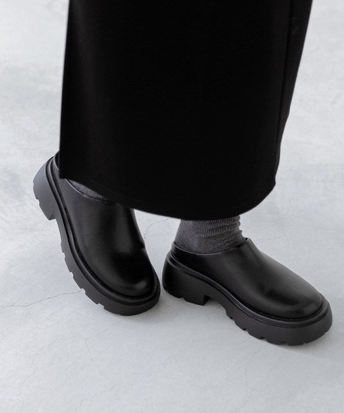 welleg（ウェレッグ） サンダル ボリュームソール サボサンダル