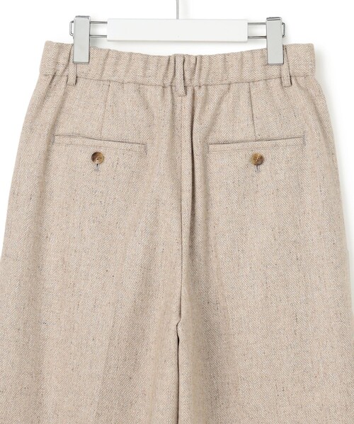 23区（ニジュウサンク） パンツ ヘリンボーンループツイード ハーフ