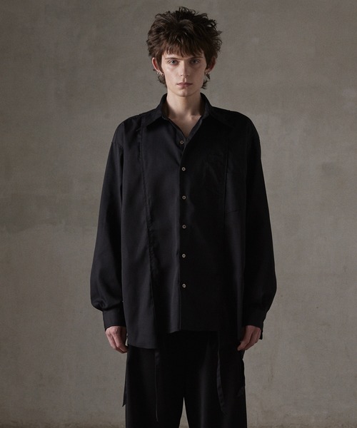 GRANCY シャツ 「GRANCY」Damage Docking DesignShirt / ダメージ