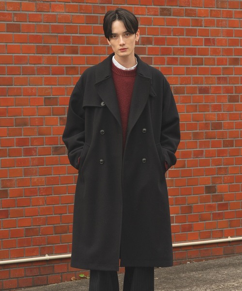 takashi/RUDE GALLERYブラック トレンチコート takashi/RUDE GALLERY