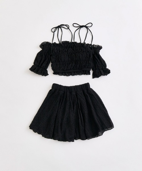 OLIVE des OLIVE（オリーブデオリーブ） 水着 レースシャーリングswim