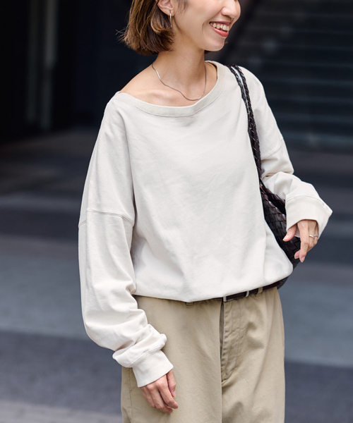 FRAMeWORK（フレームワーク） tシャツ ウェットオゾン加工L/Tee