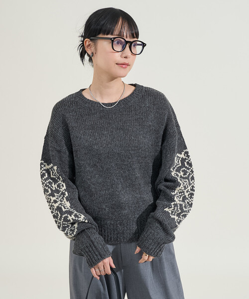 FREAK'S STORE（フリークスストア） ニット セーター クローバー柄