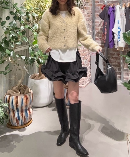 STYLEMIXER（スタイルミキサー） パンツ フリルヘムショートパンツ