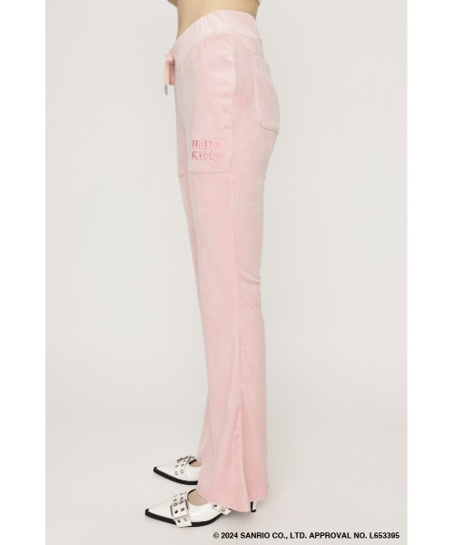 SLY（スライ） スラックス パンツ HELLO KITTY x SLY VELOUR PT ハロー