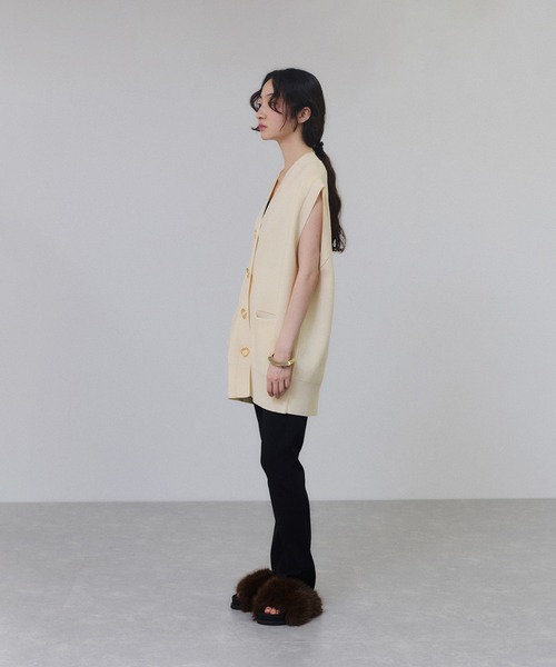 ADAM ET ROPE'（アダムエロペ） ベスト ジレ 「サステナブル」ミドル