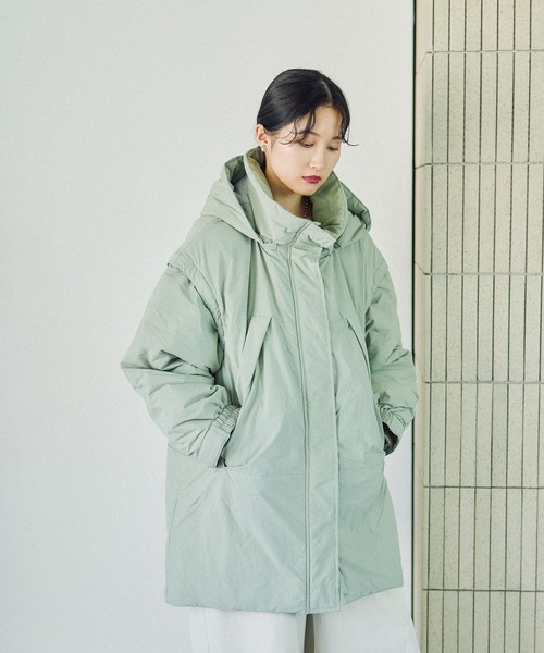 LEPSIM（レプシィム） コート アウター 「撥水加工付き」エアサーマル