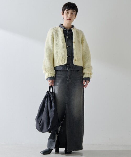 Whim Gazette（ウィム ガゼット） カーディガン ハンドニット