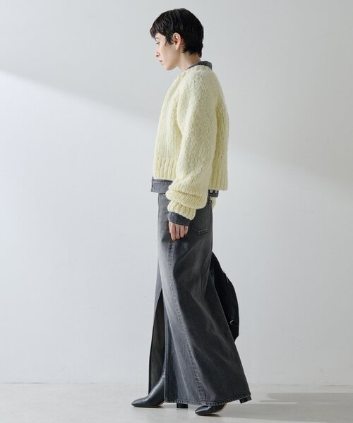 Whim Gazette（ウィム ガゼット） カーディガン ハンドニット