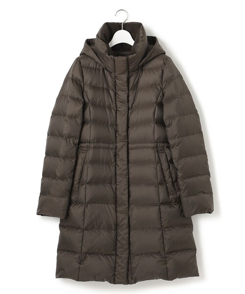 ダウンコート ダウンジャケット 「洗える」シレータフタ ロング