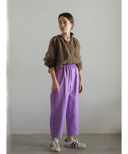 FIL DE FER（フィルデフェール） パンツ TRスパン 8分丈パンツ