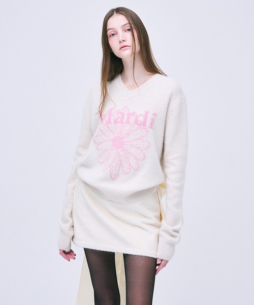 Mardi Mercredi（マルディメクルディ） ニット セーター RACCOON