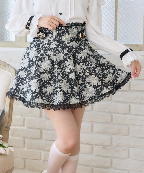 ROJITA（ロジータ） スカート 花柄ジャガードミニスカパン : ZOZOTOWN