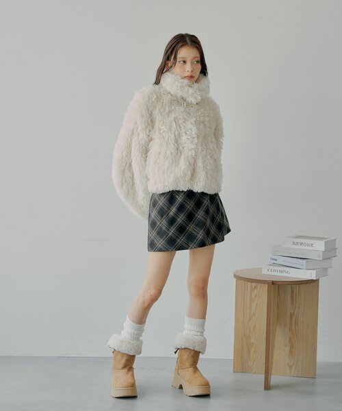 Chico（チコ） コート アウター 「REVIVAL」プードルコート レディース