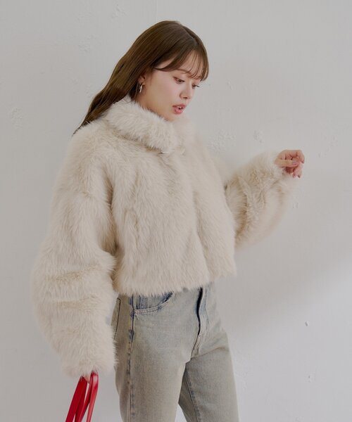 Chico（チコ） コート アウター 「REVIVAL」プードルコート レディース