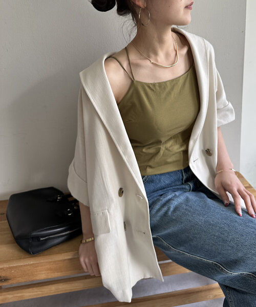 Discoat（ディスコート） キャミソール 「3サイズ展開」吸水速乾カップ