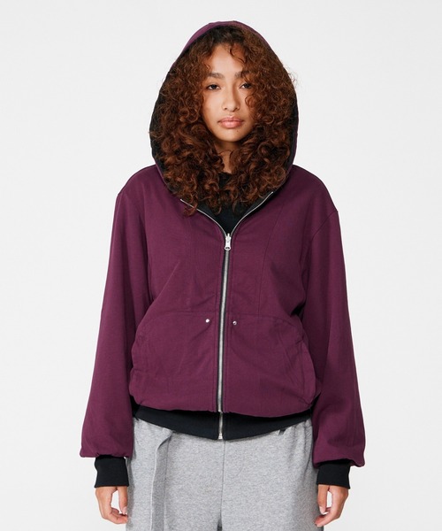 BEEDEN パーカー BLEACH DYE REVERSIBLE PARKER レディース : ZOZOTOWN