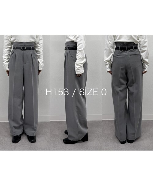 mystic（ミスティック） スラックス パンツ ベルト付きスラックス2