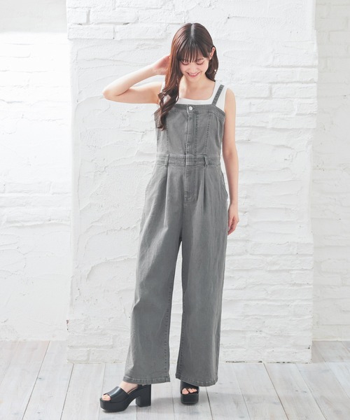 Honeys（ハニーズ） サロペット オーバーオール デニムオールインワン