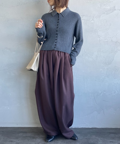 mizuiroind（ミズイロインド） カーゴパンツ ワイドカーゴパンツ