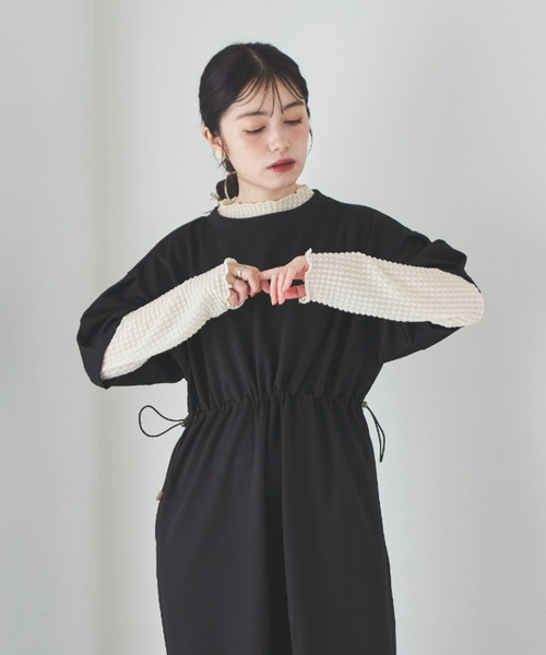 mil（ミル） ワンピース 「150cm前後の小柄さんサイズ」ドロスト