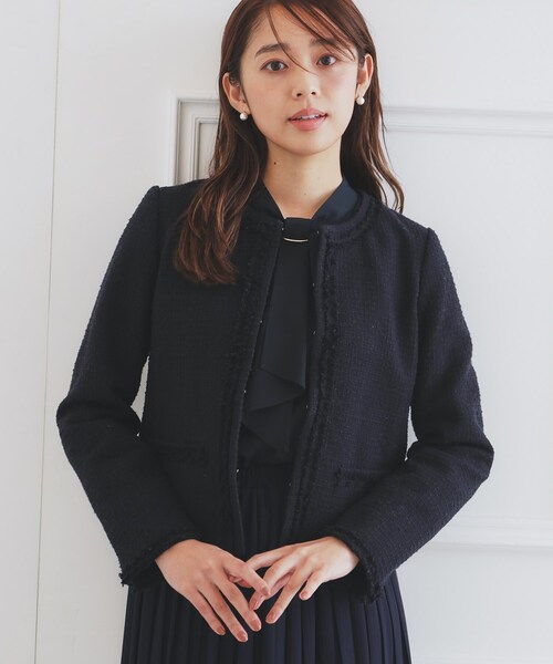 index（インデックス） ジャケット ノーカラージャケット 「通勤