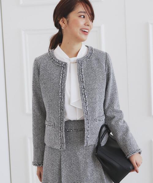 index（インデックス） ジャケット ノーカラージャケット 「通勤