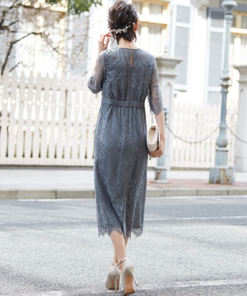 Dorry Doll（ドリードール） ドレス デコルテシアー袖付き総レースI