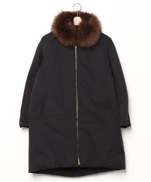 MUSE de Deuxieme Classe 「MUSE classe」 ダウンコート 38 ブラック