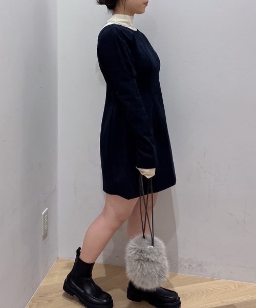 STYLEMIXER（スタイルミキサー） ワンピース コーデュロイフォルムミニ