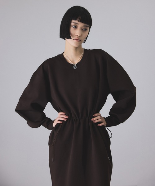 ADAM ET ROPE'（アダムエロペ） ワンピース フォルムニットワンピース