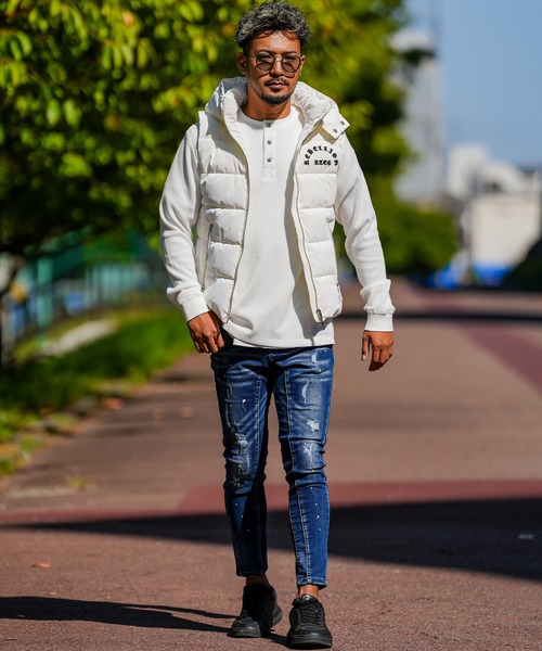 adamsJUGGLER（アダムスジャグラー） ダウンベスト ベスト RTEGバック