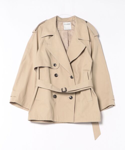 CLANE（クラネ） トレンチコート コート CLANE OVER SHORT TRENCH COAT