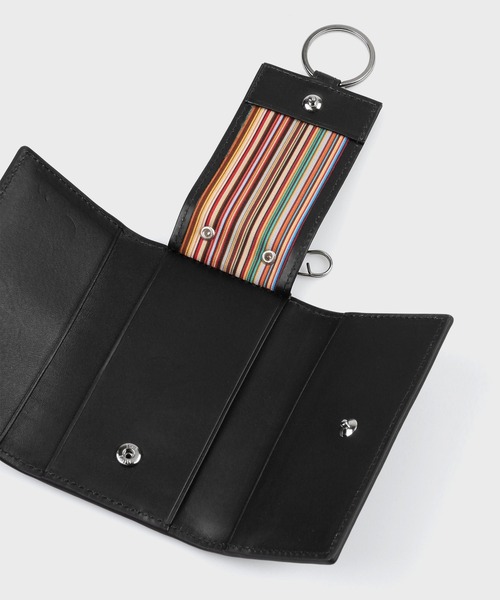 Paul Smith（ポール・スミス） キーケース ベジタンストライプトリム