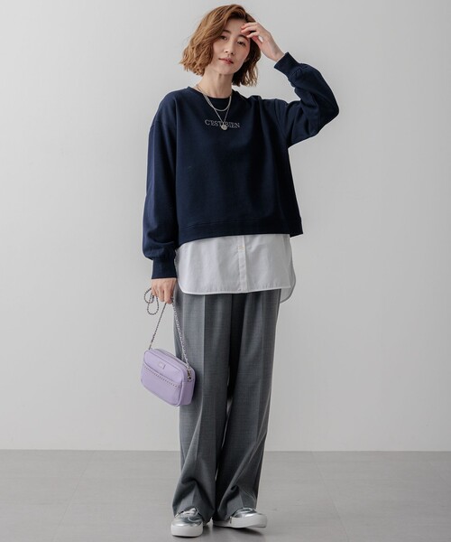 23区（ニジュウサンク） パンツ ナチュラルストレッチサキソニー