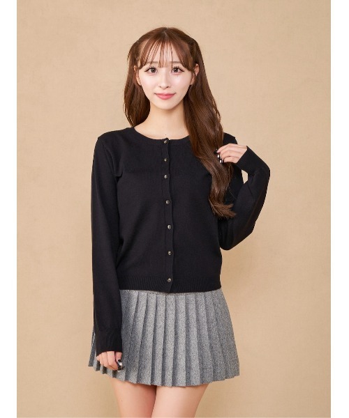 Darich（ダーリッチ） ニット セーター フリルカラーニットトップス