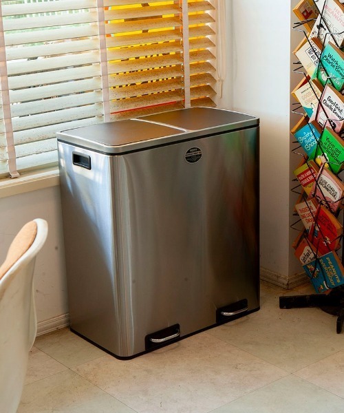 DULTON（ダルトン） ゴミ箱 ダストボックス 2 COMPARTMENT BIN 60