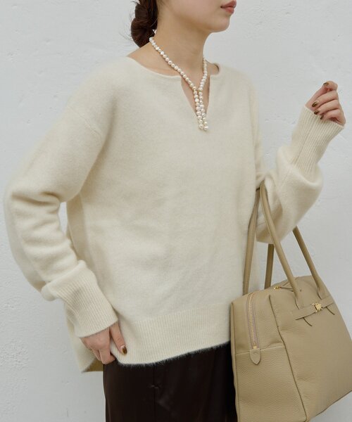 GALLARDAGALANTE（ガリャルダガランテ） ニット セーター 「デコルテ