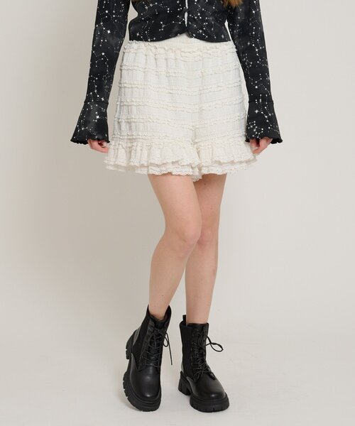 w closet（ダブルクローゼット） パンツ フリルショートパンツ