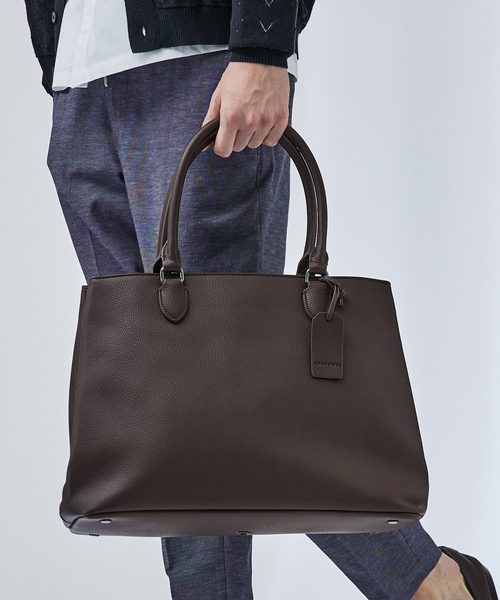 ABAHOUSE（アバハウス） トートバッグ 「WEB別注」シボレザー 横型