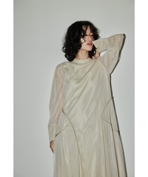 niana（ニアナ） ドレス チュールパイピングAラインドレス マタニティ