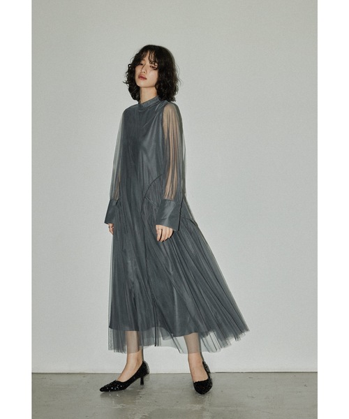 niana（ニアナ） ドレス チュールパイピングAラインドレス マタニティ