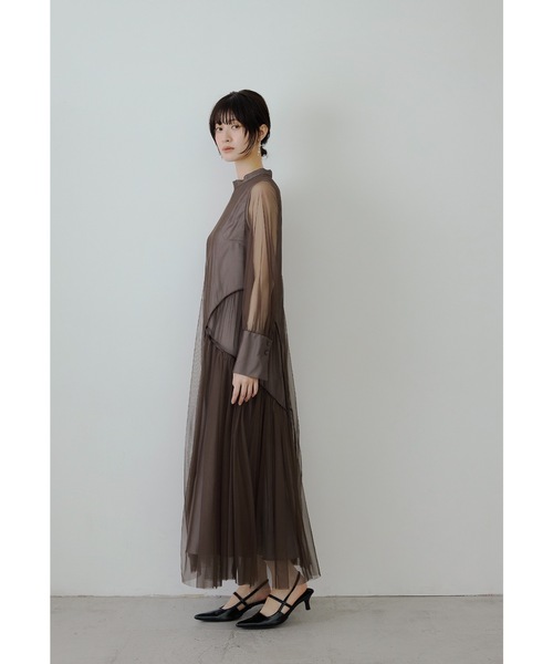 niana（ニアナ） ドレス チュールパイピングAラインドレス マタニティ