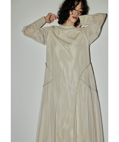 niana（ニアナ） ドレス チュールパイピングAラインドレス マタニティ