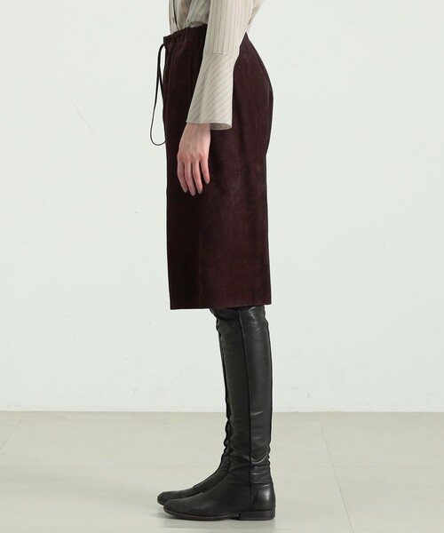 BACCA（バッカ） パンツ ゴートスエード ハーフパンツ レディース