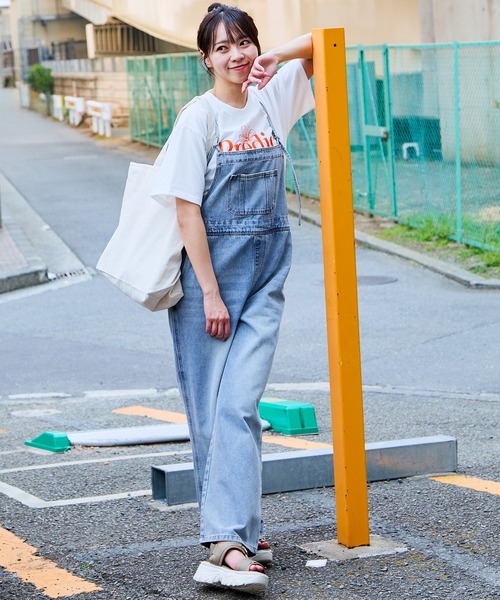 サロペット オーバーオール 「華奢ストラップ×美シルエット