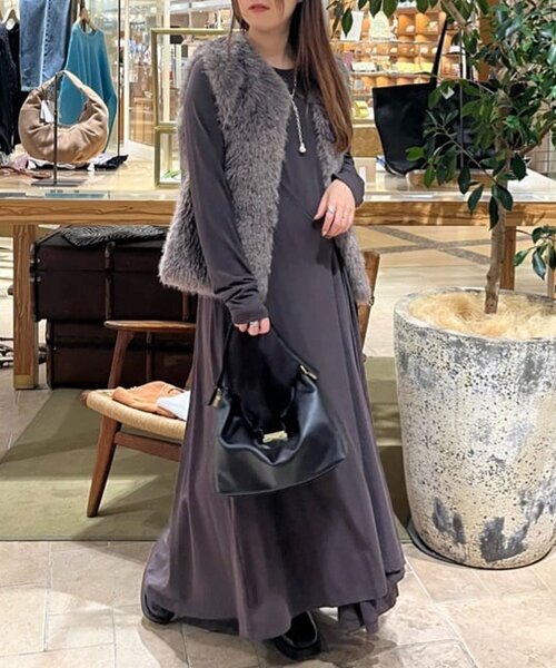 GALLARDAGALANTE（ガリャルダガランテ） ベスト ジレ フェイクカシミヤ