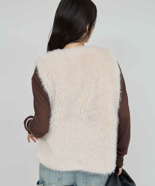 GALLARDAGALANTE（ガリャルダガランテ） ベスト ジレ フェイクカシミヤ