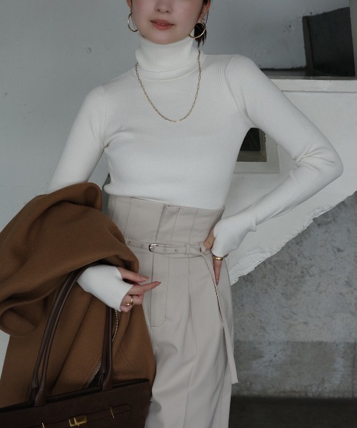 anuans（アニュアンス） ニット セーター シルクカシミアブレンド