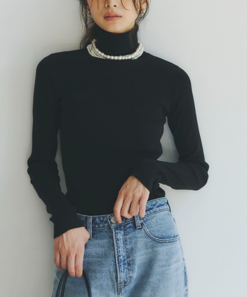 anuans（アニュアンス） ニット セーター シルクカシミアブレンド